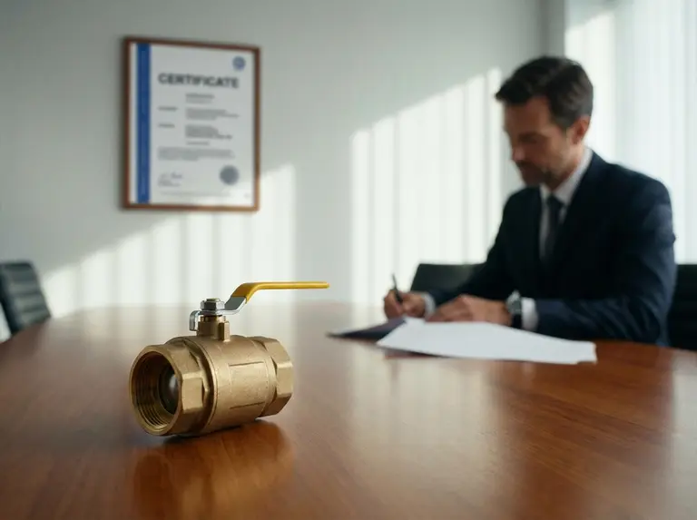 Сертификат на шаровые краны